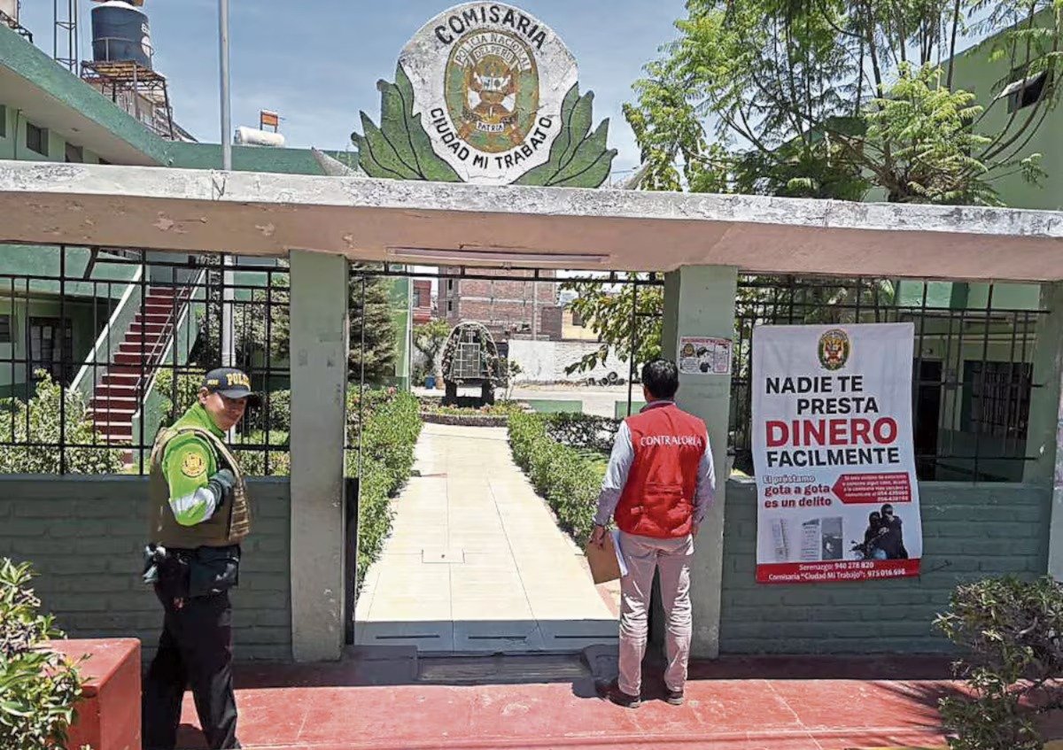 Contraloría detecta deficiencias críticas en comisarías de Arequipa durante operativo nacional