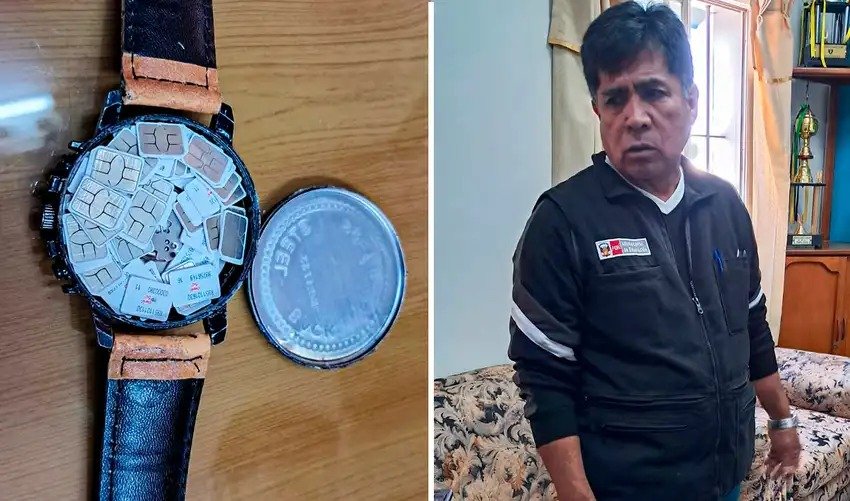 Dictan 6 meses de prisión preventiva a trabajador del INPE por intentar ingresar chips al penal de Socabaya