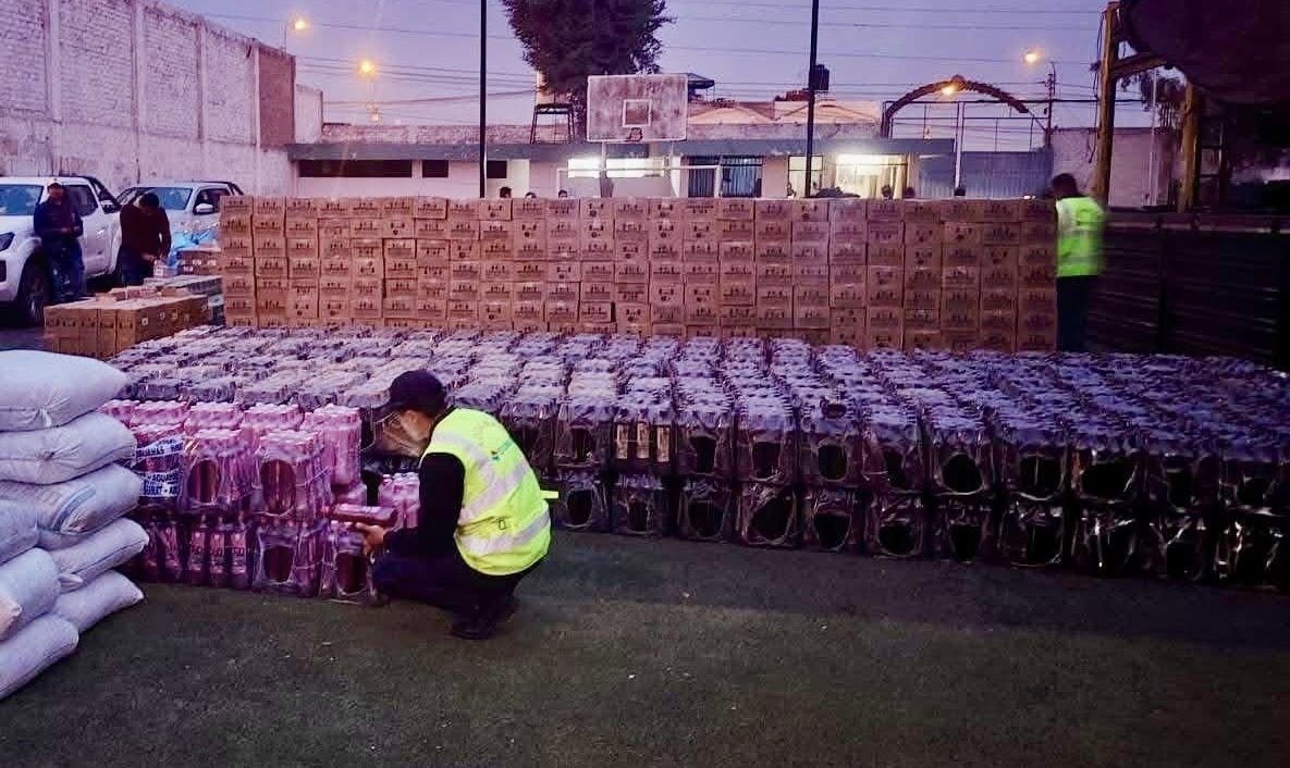 Operativo en vía Arequipa–Puno deja millonario decomiso por contrabando