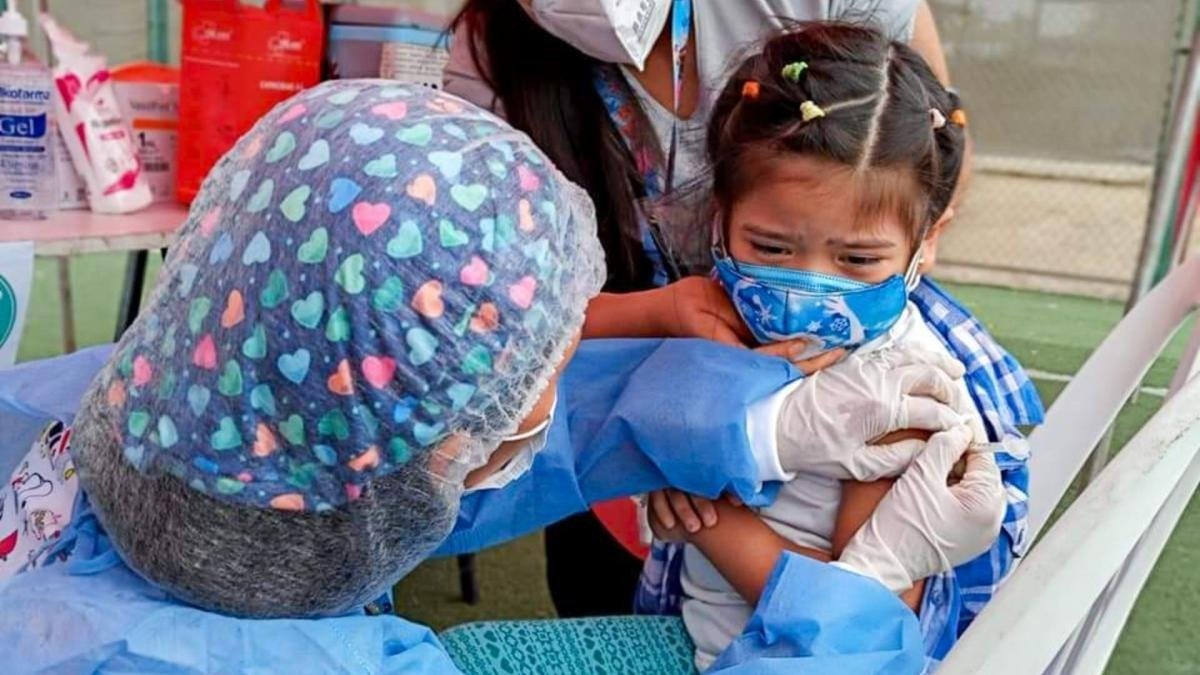 Más de 4 mil niños menores de 5 años no completaron su esquema de vacunación
