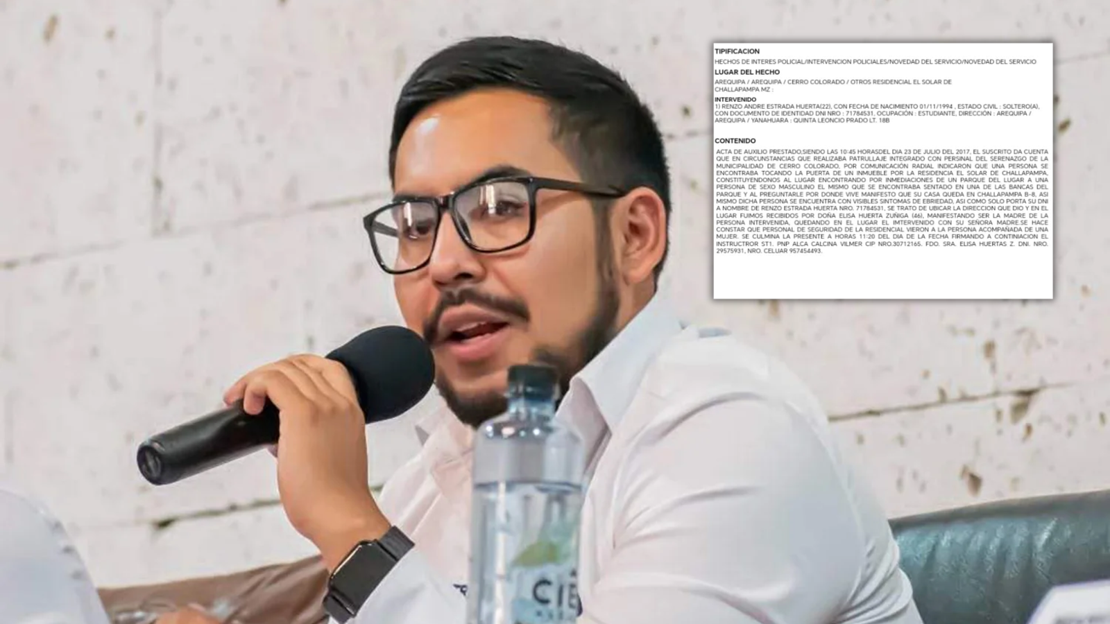 Candidato de Avanza País enfrenta denuncias por deuda alimentaria, robo y violencia familiar