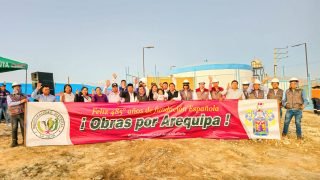 Inician la construcción del reservorio para la victoria II en La Joya