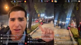 TikToker es investigado por comentarios racistas durante transmisión en vivo.