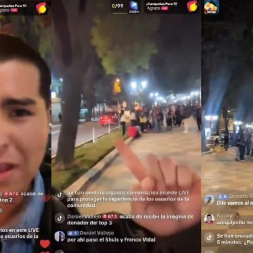 TikToker es investigado por comentarios racistas durante transmisión en vivo.
