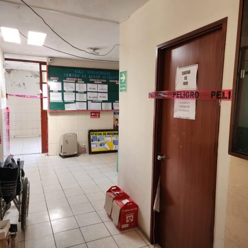 Centro de salud Apurimac sigue en ruinas tras caída de techos hace más de 6 meses.