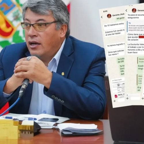 Chats de WhatsApp revelan presunta red de corrupción en el Gobierno Regional de Arequipa