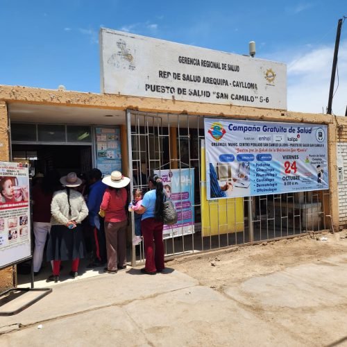 Cientos de pobladores del centro poblado de San Camilo se atendieron de manera gratuita en la campaña de salud organizada por Kallpa.