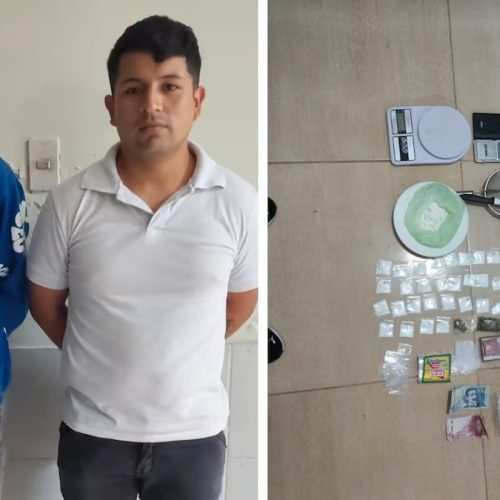 Policía detiene a dos presuntos integrantes de banda dedicada al tráfico de drogas en Camaná