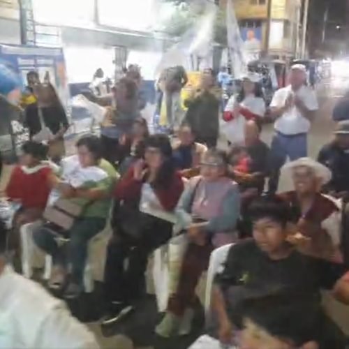 Baja convocatoria de Renovación Popular en Matarani