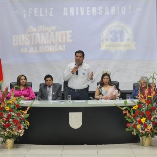 Bustamante consolida su modernización con tecnología y seguridad en su 31° aniversario