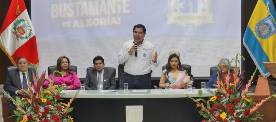 Bustamante consolida su modernización con tecnología y seguridad en su 31° aniversario